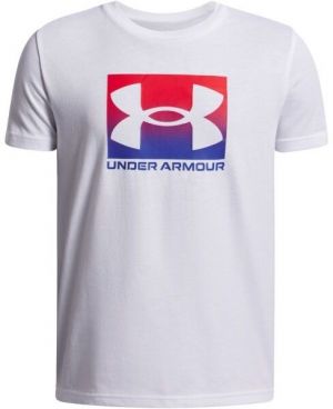 Under Armour BOXED SPORTS Chlapčenské tričko, biela, veľkosť XL