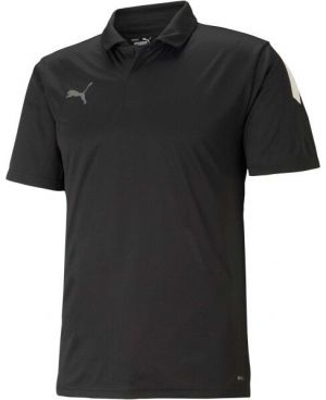 Puma TEAM LIGA SIDELINE POLO Pánske tričko polo, čierna, veľkosť XXXL