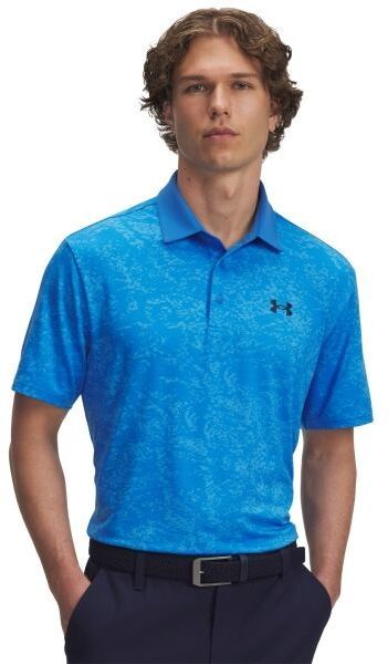 Under Armour PLAYOFF 3.0 Pánske golfové tričko, modrá, veľkosť L