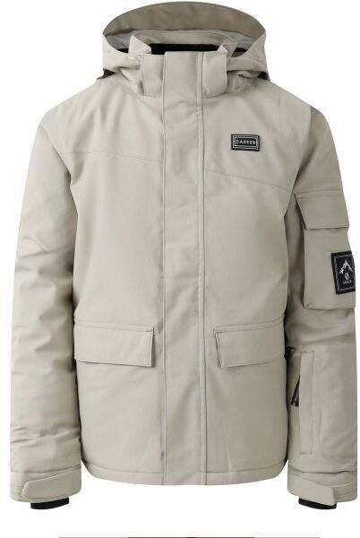 Dare2b SHREDDER Chlapčenská lyžiarska bunda, sivá, veľkosť 7-8Y