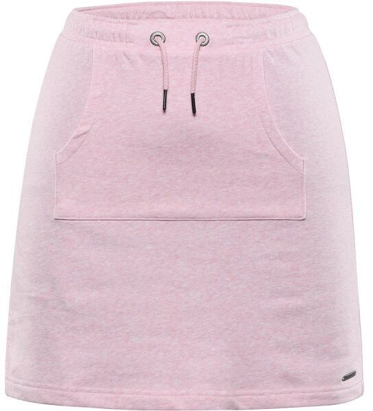 ALPINE PRO HOFRA Dámska letná sukňa v dĺžke nad kolená, ružová, veľkosť