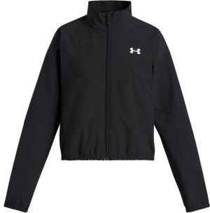 Under Armour RIVAL WOVEN Dievčenská ľahká bunda, čierna, veľkosť XL