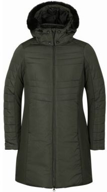 ALPINE PRO NORGA Dámsky prešívaný kabát, tmavo zelená, veľkosť