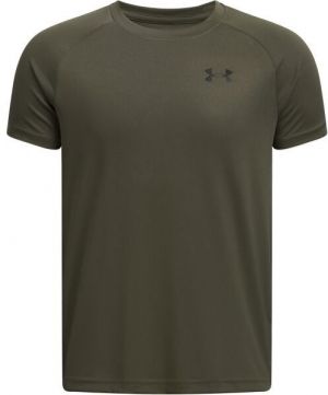 Under Armour TECH 2.0 Chlapčenské športové tričko, tmavo zelená, veľkosť M
