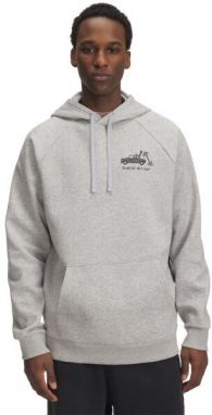 Under Armour RIVAL FLEECE HBR LOGO Pánska mikina, sivá, veľkosť S