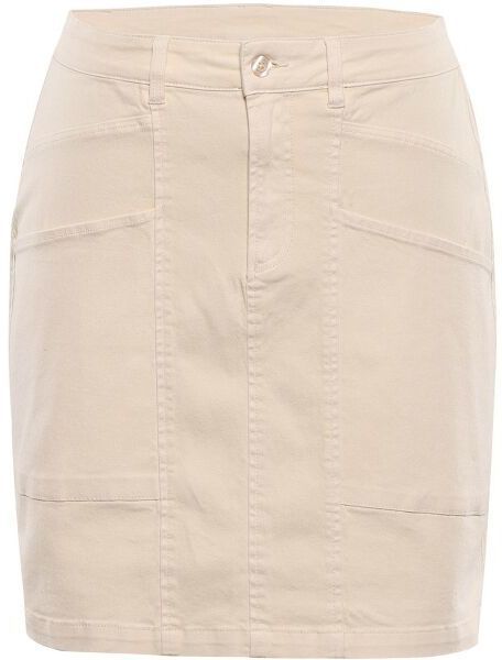 ALPINE PRO GAILA Dámska letná sukňa, béžová, veľkosť