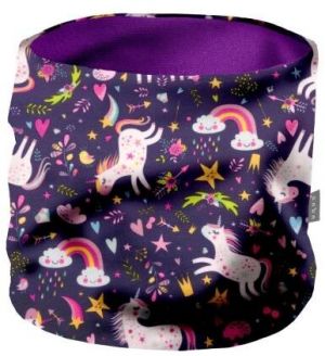 UNUO BASIC Detský nákrčník, fialová, veľkosť