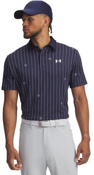 Under Armour PLAYOFF 3.0 Pánske golfové tričko, tmavo modrá, veľkosť S