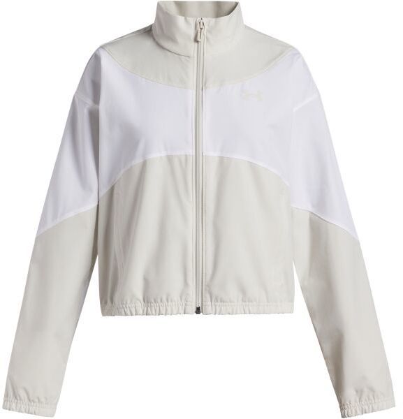 Under Armour RIVAL WOVEN Dievčenská ľahká bunda, biela, veľkosť L