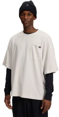 Under Armour RIVAL WAFFLE Pánske tričko, biela, veľkosť M