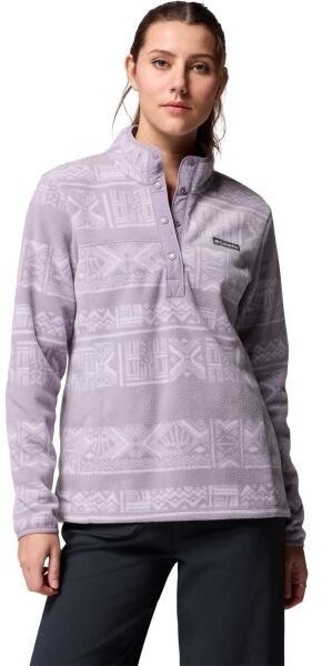 Columbia BENTON SPRINGS™ PRINTED 1/2 SNAP Dámska flísová mikina, fialová, veľkosť