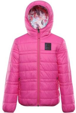 ALPINE PRO DOUWO Detská zimná bunda, ružová, veľkosť 140-146