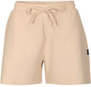 NAX IMERA Dámske bavlnené krátke nohavice, béžová, veľkosť
