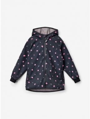 UNUO BASIC Detská softshellová bunda, čierna, veľkosť 134-140