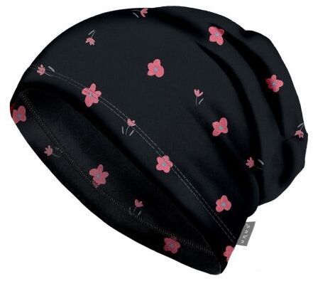 UNUO BASIC Detská flísová čiapka, čierna, veľkosť
