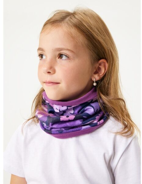 UNUO BASIC Detský nákrčník, fialová, veľkosť