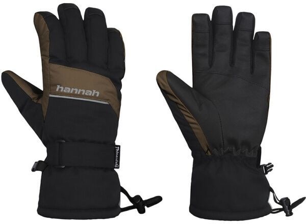 Hannah RAFFY Pánske lyžiarske rukavice, čierna, veľkosť