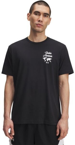 Under Armour SPORTS WORDMARK Pánske tričko, čierna, veľkosť