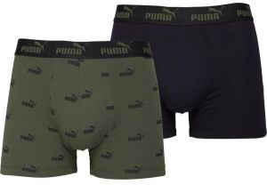 Puma ELEMENTS MEN BOLD LOGO BOXERS 2P Pánske boxerky, čierna, veľkosť
