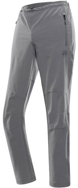 ALPINE PRO LIEM Pánske softshellové nohavice, sivá, veľkosť