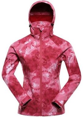 ALPINE PRO HOORA Dámska softshellová bunda, červená, veľkosť
