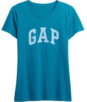 GAP V-SS LOGO CLASSIC TEE Dámske tričko, tyrkysová, veľkosť