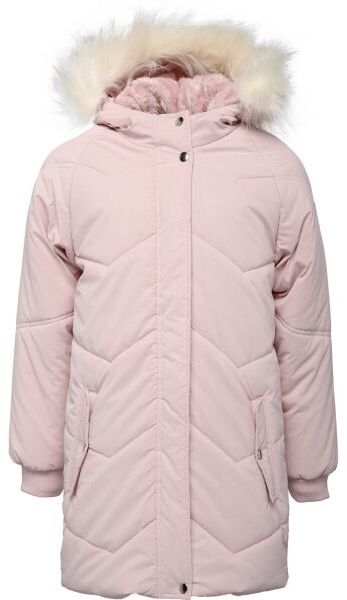 Lewro DENVIA Dievčenský zimný kabát, ružová, veľkosť 152-158