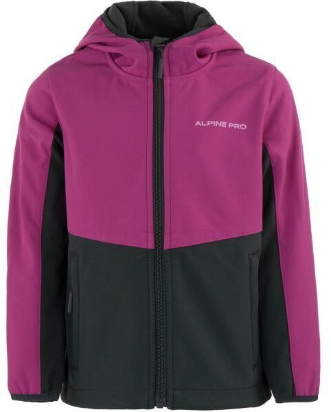 ALPINE PRO ZEROMO Dievčenská lyžiarska bunda, ružová, veľkosť 116-122