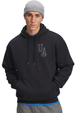 Under Armour ICON FLEECE GRAPHIC Pánska mikina, čierna, veľkosť