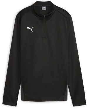 Puma TEAMGOAL TRAINING 1/4 ZIP TOP W Dámske športové tričko, čierna, veľkosť