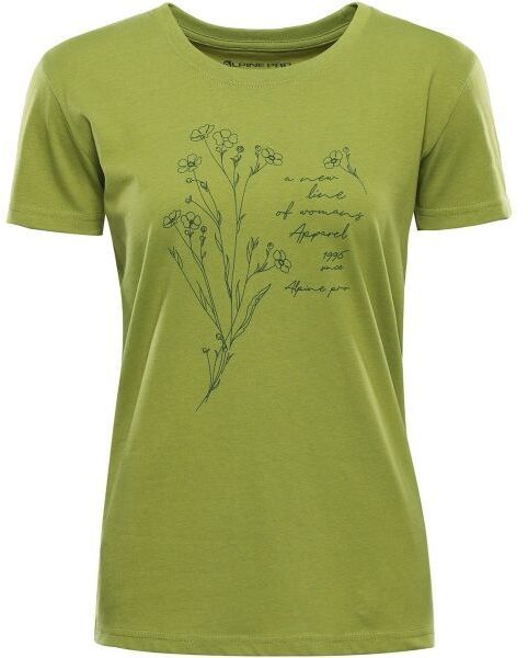 ALPINE PRO TERMESA 3 Dámske tričko, zelená, veľkosť