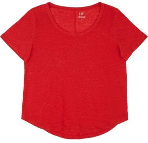 GAP BLEND SCOOP Dámske tričko, červená, veľkosť