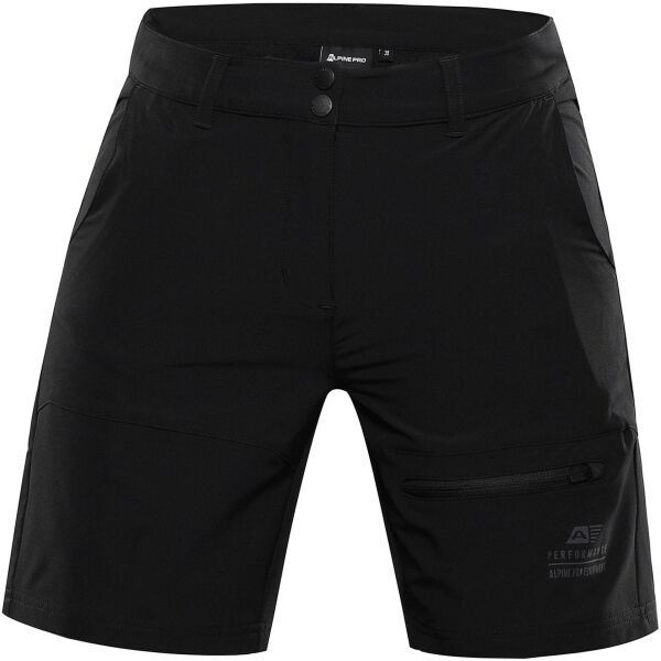 ALPINE PRO BAKA Dámske šortky, čierna, veľkosť