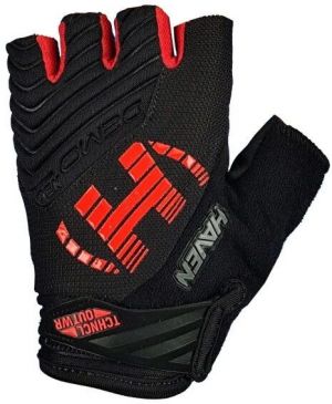 HAVEN DEMO NEO SHORT Krátkoprsté cyklistické rukavice, čierna, veľkosť