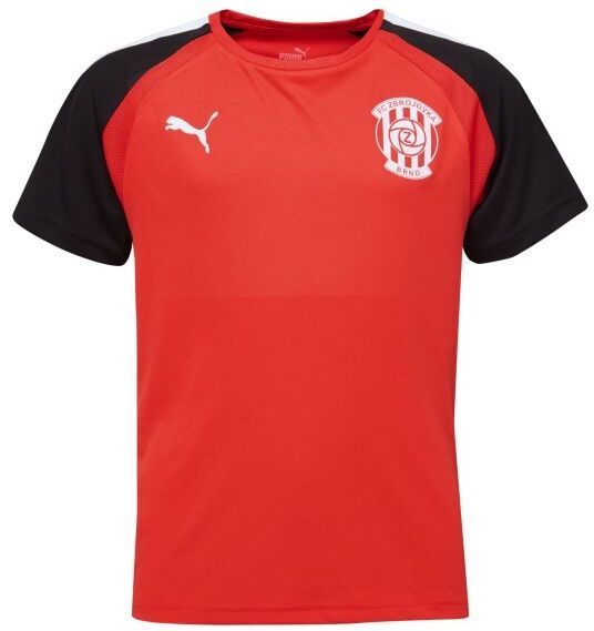 Puma TEAMPACER JERSEY JR Detský futbalový dres, červená, veľkosť