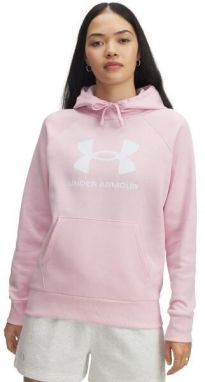 Under Armour RIVAL FLEECE BIG LOGO Dámska mikina, ružová, veľkosť