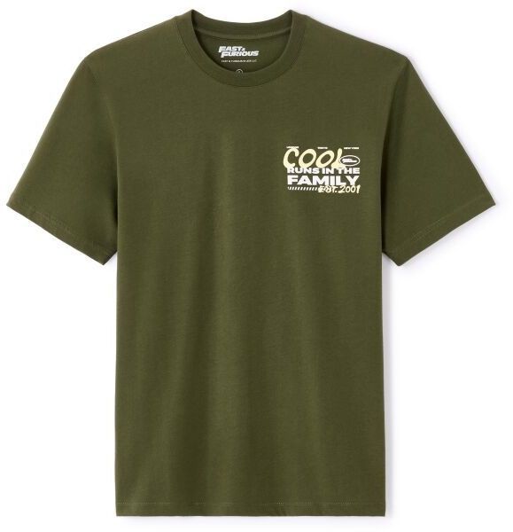 CELIO LLEFASTF Pánske tričko, khaki, veľkosť