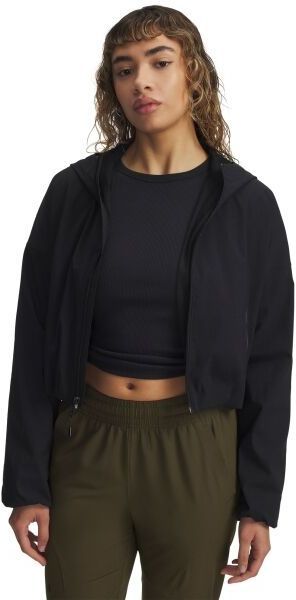 Under Armour UNSTOPPABLE WOVEN RIPSTOP Dámska ľahká bunda, čierna, veľkosť S