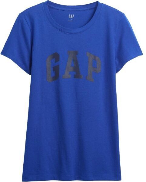 GAP V-FRNCH SS LOGO CLSSC TEE FA25 Dámske tričko, modrá, veľkosť