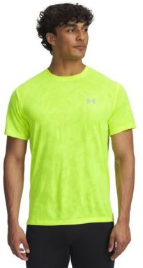 Under Armour LAUNCH CAMO Pánske tričko, žltá, veľkosť