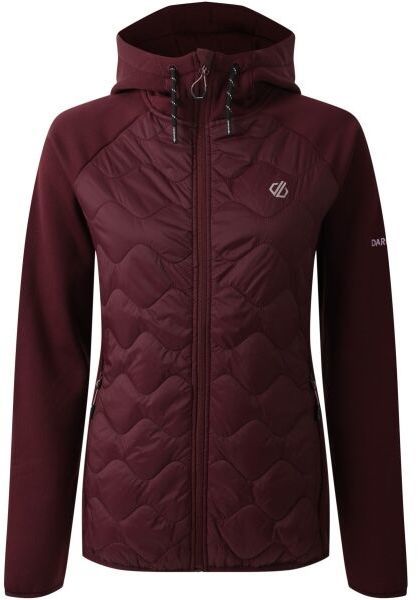 Dare2b TORREK FLEXY Dámska hybridná bunda, vínová, veľkosť