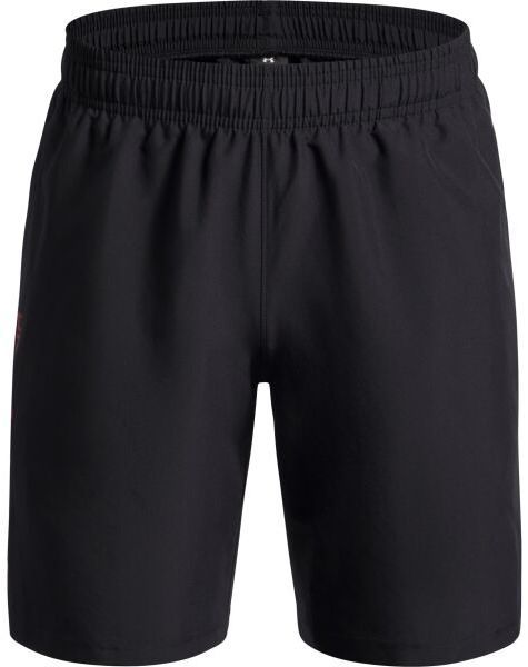 Under Armour WOVEN WORDMARK Chlapčenské krátke nohavice, čierna, veľkosť XL