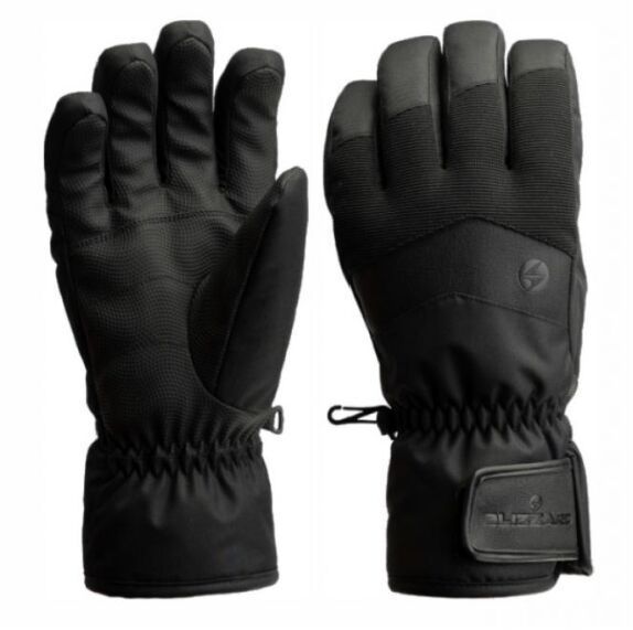 Blizzard GUIDE Lyžiarske rukavice, čierna, veľkosť