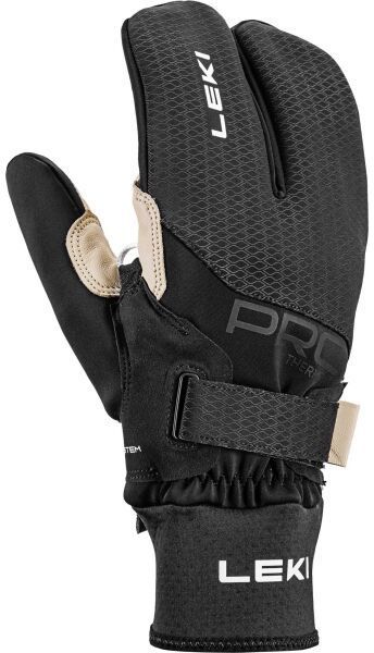 Leki PRC PREMIUM THERMOPLUS SHARK LOBSTER Bežecké rukavice, čierna, veľkosť
