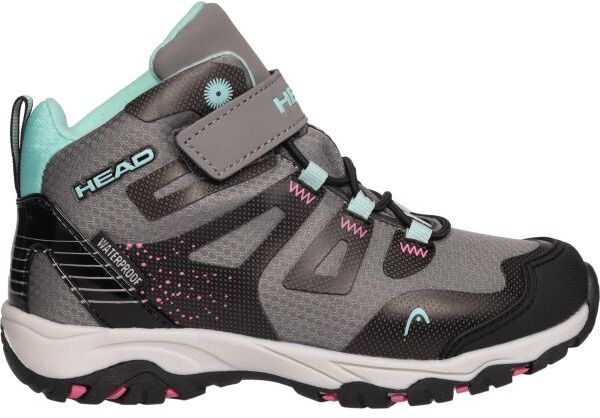 Head MISCH Detská treková obuv, sivá, veľkosť