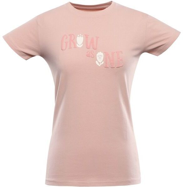 ALPINE PRO SUMEKA Dámske tričko s krátkym rukávom, lososová, veľkosť