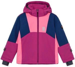 LEGO® kidswear LWJAZ 801 Detská lyžiarska bunda, ružová, veľkosť