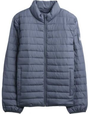 GAP V-FRCH LOGO Pánska prešívaná bunda, modrá, veľkosť