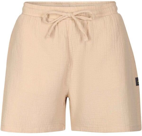 NAX IMERA Dámske bavlnené krátke nohavice, béžová, veľkosť