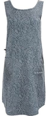 ALPINE PRO CYPHERA Dámske šaty na ramienka, sivá, veľkosť